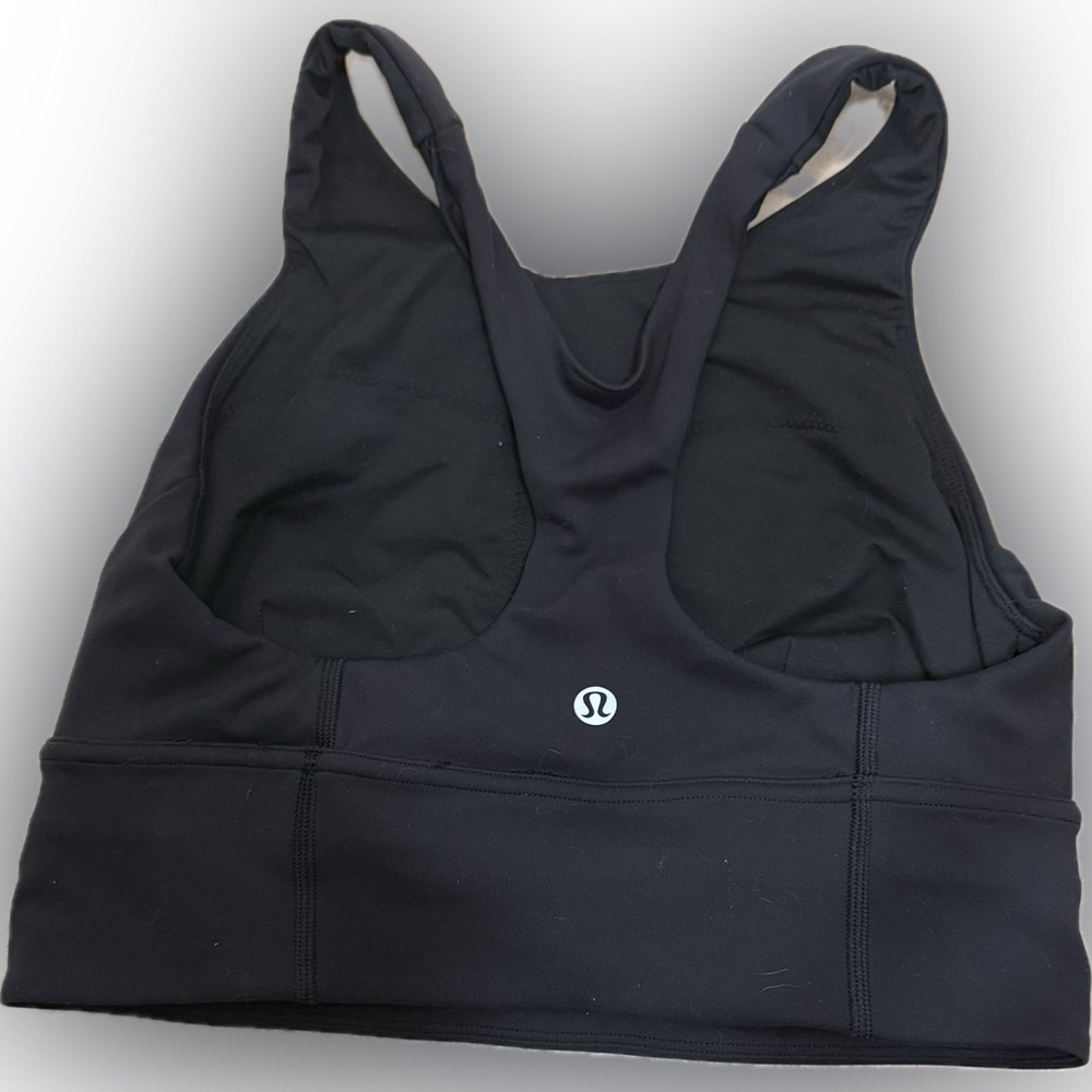 Lululemon Athletica Black Sports Bra | Wunder Train | Sz 34D - Picture 2 of 3